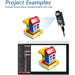 Freenove ESP32-S3 ESP32 S3 CAM Board, Dual-Core 32-bit 240 MHz Microcontroller, Onboard Camera Wireless, Python C Code, Example 