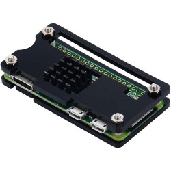 GeeekPi pour Raspberry Pi Zero / Zero W, Kit de démarrage avec acrylique Raspberry Pi Zero Case, En-tête GPIO 20 broches, Câble 