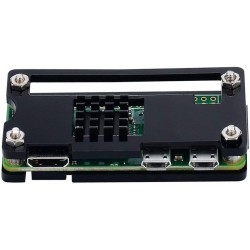 GeeekPi pour Raspberry Pi Zero / Zero W, Kit de démarrage avec acrylique Raspberry Pi Zero Case, En-tête GPIO 20 broches, Câble 
