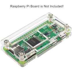 GeeekPi pour Raspberry Pi Zero / Zero W, Kit de démarrage avec acrylique Raspberry Pi Zero Case, En-tête GPIO 20 broches, Câble 