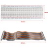 ZDE Carte d'extension RPi GPIO Breakout + Câble Ruban Plat 40 Broches + Planche à Pain Compatible avec Raspberry Pi 5 4B 3B+ 3B 