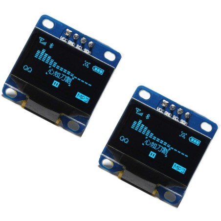 2pcs OLED 128X64 Display OLED LCD LED Display Module I2C IIC SPI Serial | 2pcs 2.4cm SSD1306 I2C IIC SPI Série 12864 - Écran LCD