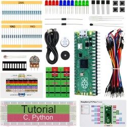 Freenove Basic Starter Kit for Raspberry Pi Pico (Included), Dual-Core Arm Cortex-M0+ Microcontroller, 386-Page Detailed Tutoria
