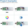 Freenove Basic Starter Kit for Raspberry Pi Pico W (Included), Dual-Core Arm Cortex-M0+ Microcontroller, 386-Page Detailed Tutor