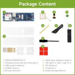 Waveshare ESP32-S3 SIM7670G 4G Development Board, LTE Cat-1 / WiFi/BT/GNSS Positioning Support, Global Coverage Multi Band, Suit
