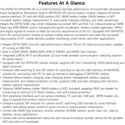Waveshare ESP32-S3 SIM7670G 4G Development Board, LTE Cat-1 / WiFi/BT/GNSS Positioning Support, Global Coverage Multi Band, Suit