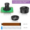 innomaker Module Caméra Global Shutter pour Raspberry Pi avec Capteur Mono IMX296-1,58MP (1456x1088) 60fps, Déclencheur Externe 