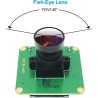 innomaker Module Caméra Global Shutter pour Raspberry Pi avec Capteur Mono IMX296-1,58MP (1456x1088) 60fps, Déclencheur Externe 