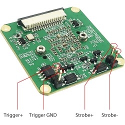 innomaker Module Caméra Global Shutter pour Raspberry Pi avec Capteur Mono IMX296-1,58MP (1456x1088) 60fps, Déclencheur Externe 