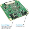 innomaker Module Caméra Global Shutter pour Raspberry Pi avec Capteur Mono IMX296-1,58MP (1456x1088) 60fps, Déclencheur Externe 
