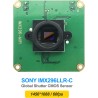 innomaker Module Caméra Global Shutter pour Raspberry Pi avec Capteur Mono IMX296-1,58MP (1456x1088) 60fps, Déclencheur Externe 