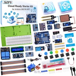 GeeekPi UNO R4 WiFi Ultimate Starter Kit, with Original UNO R4 WiFi, Smart IoT & Basic Sensor Projects with Tutorials, Compatibl