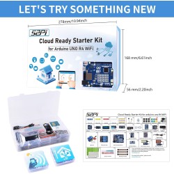 GeeekPi UNO R4 WiFi Ultimate Starter Kit, with Original UNO R4 WiFi, Smart IoT & Basic Sensor Projects with Tutorials, Compatibl