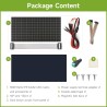 Waveshare RGB Full-Color LED Matrix Panel 64×32 Pixels Display Screen 3mm Pitch Digital LED Module Adjustable Brightness Support