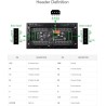 Waveshare RGB Full-Color LED Matrix Panel 64×32 Pixels Display Screen 3mm Pitch Digital LED Module Adjustable Brightness Support