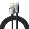 Câble USB C Vers USB C 60W (3A), 1M, Câble De Charge Rapide PD Avec Affichage LED, Compatible Avec 15/15 Pro/15 Pro Max, MacBook