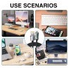 Câble USB C Vers USB C 60W (3A), 1M, Câble De Charge Rapide PD Avec Affichage LED, Compatible Avec 15/15 Pro/15 Pro Max, MacBook