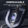 Câble USB C Vers USB C 60W (3A), 1M, Câble De Charge Rapide PD Avec Affichage LED, Compatible Avec 15/15 Pro/15 Pro Max, MacBook
