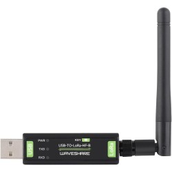 Waveshare USB to Lora Data Transfer Module, Based on SX1262, Suitable for Data Acquisition in Industry and Agriculture,XTAL Crys