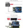 Waveshare Power Over Ethernet Hat for Raspberry Pi 3B+/4B, 802.3af-Compliant with OLED for Real-Time Monitoring Temperature, IP,