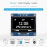 Waveshare 1.54inch oled display module(blanc display color), 128 x 64 resolution, spi / i2c communication, compatible with raspb