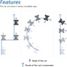 Freenove Mecanum Wheel Car Kit for Raspberry Pi Pico (Not Included) (Compatible with Arduino IDE), Dot Matrix Expressions, Obsta