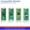 Freenove Mecanum Wheel Car Kit for Raspberry Pi Pico (Not Included) (Compatible with Arduino IDE), Dot Matrix Expressions, Obsta