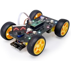 Freenove 4WD Car Kit for Raspberry Pi Pico (Included) (Compatible with Arduino IDE), Dot Matrix Expressions, Obstacle Avoidance,