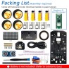 Freenove 4WD Car Kit for Raspberry Pi Pico W (Included) (Compatible with Arduino IDE), Dot Matrix Expressions, Obstacle Avoidanc