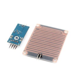 Hailege 5pcs LM393 Gouttes de pluie Capteur Météo Moniteur d’humidité Capteur Module de sensibilité à l’humidité Plaque nickelée
