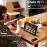 August DA100D - TV Portable 10" TNT HD avec Enregistreur Intégré, HDMI/USB/AV - Petite TV Numérique Analogique, Alimentation Sec