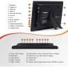August DA100D - TV Portable 10" TNT HD avec Enregistreur Intégré, HDMI/USB/AV - Petite TV Numérique Analogique, Alimentation Sec