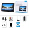 August DA100D - TV Portable 10" TNT HD avec Enregistreur Intégré, HDMI/USB/AV - Petite TV Numérique Analogique, Alimentation Sec