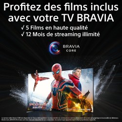 Sony TV Bravia KD-43X75WL : TV 4K Ultra HD LED | HDR | Google TV | Pack ECO | BRAVIA Core - Modèle 2023