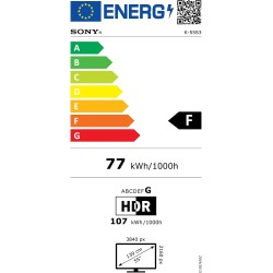 Sony BRAVIA 3 Direct LED 55’ | X-Balanced Speaker | Dolby Vision/Atmos | IMAX Enhanced | Google TV (2025) | Google Cast | Apple 