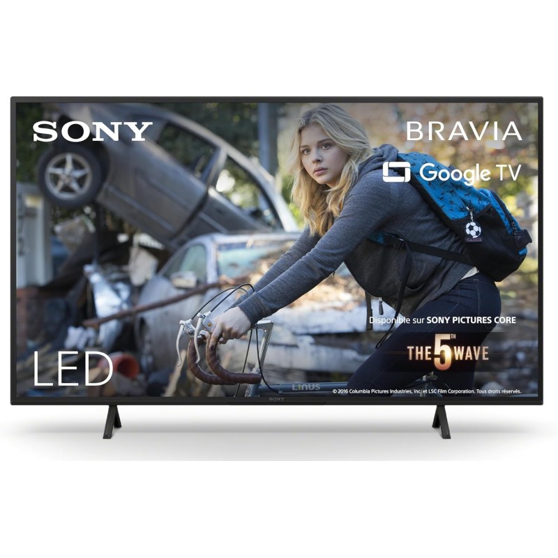 Sony TV Bravia KD-50X75WL : TV 4K Ultra HD LED | HDR | Google TV | Pack ECO | BRAVIA Core - Design Signature Sony [Classe énergé