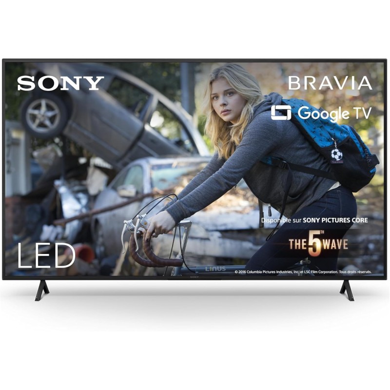 Sony TV Bravia KD-75X75WL : 4K Ultra HD LED | HDR | Google | Pack ECO | BRAVIA Core -Design Signature Sony [Classe énergétique F