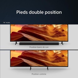Sony TV Bravia KD-75X75WL : 4K Ultra HD LED | HDR | Google | Pack ECO | BRAVIA Core -Design Signature Sony [Classe énergétique F