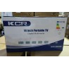 KCR Lecteur DVD portable 15,6 pouces pour enfants et voiture, écran LED de 15,6 pouces, tuner DVB-T2, batterie rechargeable, USB