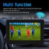 Téléviseur Portable 7 Pouces, Téléviseur Numérique LED 1080p pour Voiture, Téléviseur à Piles Rechargeables pour Regarder L'anal