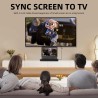 KCR 14 Pouces TV Portable/Lecteur DVD Combo avec écran LED Rotatif HD et Tuner TV DVB-T2 numérique/USB/HDMI/AV/Audio, Batterie i