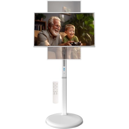 Écran nomade tactile connecté Full HD 32" avec support mobile et batterie [auvisio]