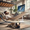 Écran nomade tactile connecté Full HD 32" avec support mobile et batterie [auvisio]