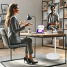 Écran nomade tactile connecté Full HD 32" avec support mobile et batterie [auvisio]
