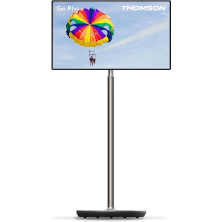 Thomson go plus 32 pouces (81 cm), android portable 4k uhd – écran tactile, wi-fi 6, bleutooth 5.1, commande vocale, hotspot, ba