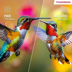 Thomson go plus 32 pouces (81 cm), android portable 4k uhd – écran tactile, wi-fi 6, bleutooth 5.1, commande vocale, hotspot, ba