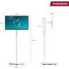 Thomson 27 pouces (69 cm) go plus pro, android portable, fhd (1920 × 1080), commande vocale, bleutooth 5.2, wifi, fonction hotsp