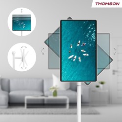 Thomson 27 pouces (69 cm) go plus pro, android portable, fhd (1920 × 1080), commande vocale, bleutooth 5.2, wifi, fonction hotsp
