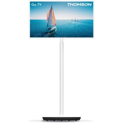 Thomson go tv 32 pouces (81 cm), téléviseur android portable – hd ready (1366x768), commande vocale, netflix, disney,google,bleu