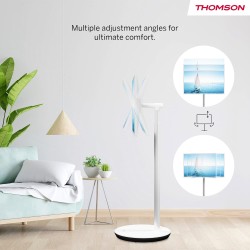 Thomson go tv 32 pouces (81 cm), téléviseur android portable – hd ready (1366x768), commande vocale, netflix, disney,google,bleu